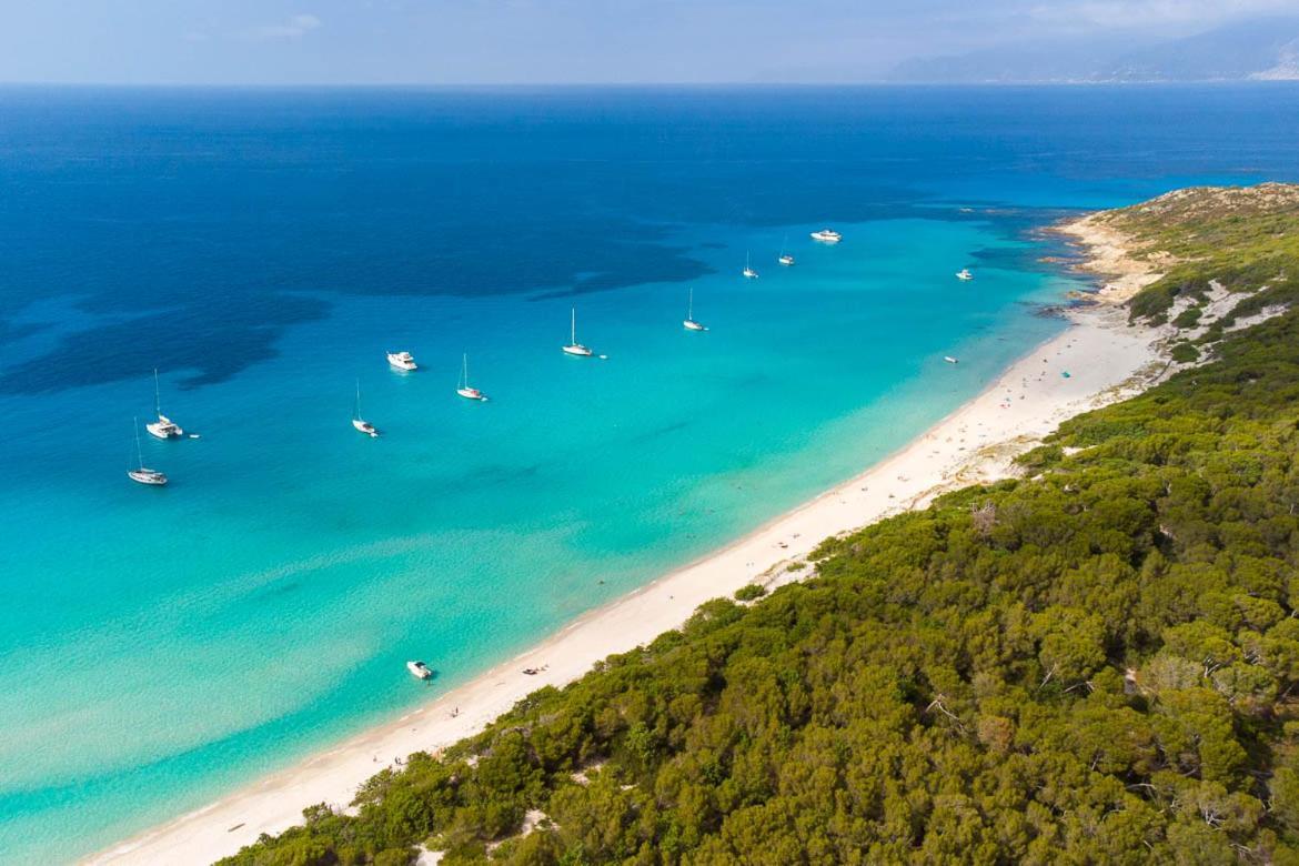 Hotel U Liamone Saint-Florent  Bagian luar foto